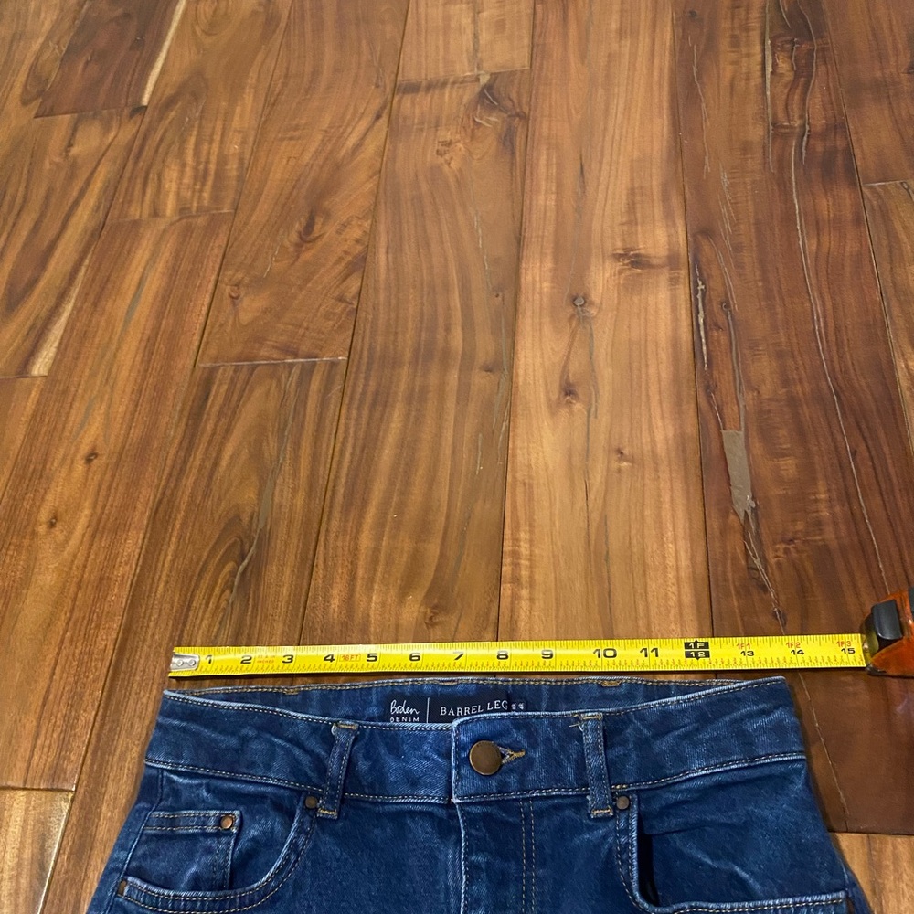 Boden High Rise Barrel Jeans Size 4 - Picture 5 of 7